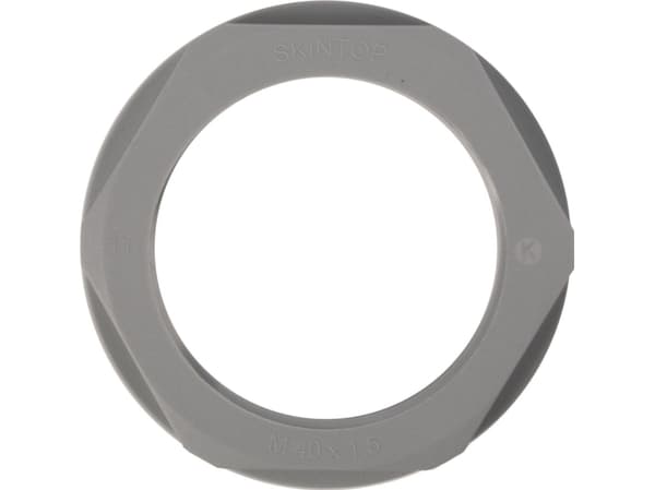 Lapp SKINTOP GMP-GL-M 40 X 1.5 RAL 7001 SGY, Låsmutter, Polyamid, Silver, M40, UL CSA, 25 styck