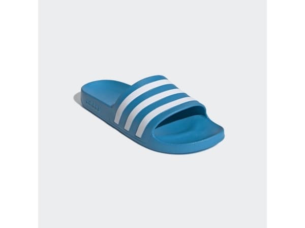 Adidas Adilette Aqua Slides, Unisex, Vuxen, Badtofflor, Blå, Vit, Etylenvinylacetat (EVA), Etylenvinylacetat (EVA)