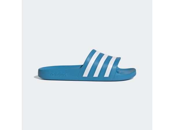 Adidas Adilette Aqua Slides, Unisex, Vuxen, Badtofflor, Blå, Vit, Etylenvinylacetat (EVA), Etylenvinylacetat (EVA)