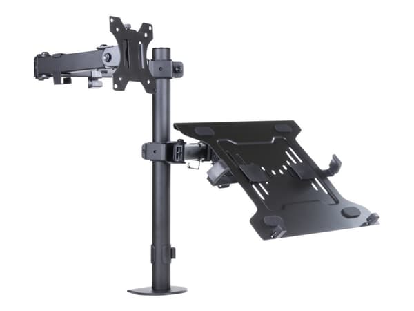 ART L-24 - Monteringssett - justerbar arm - for LCD-skjerm / notebook - metall - svart - skjermstørrelse: 13"-32" - skrivebordsmonterbar