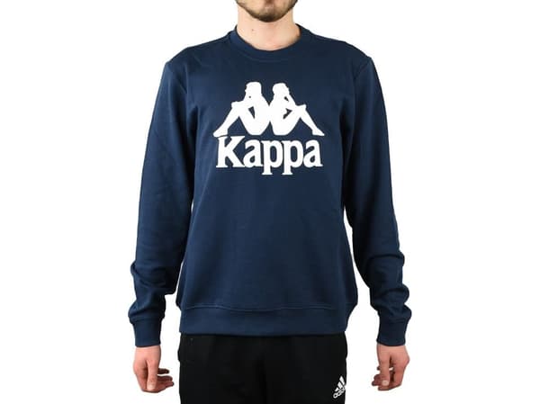 Kappa Bluza męska Sertum Rn Sweatshirt granatowa r. M (703797-821)