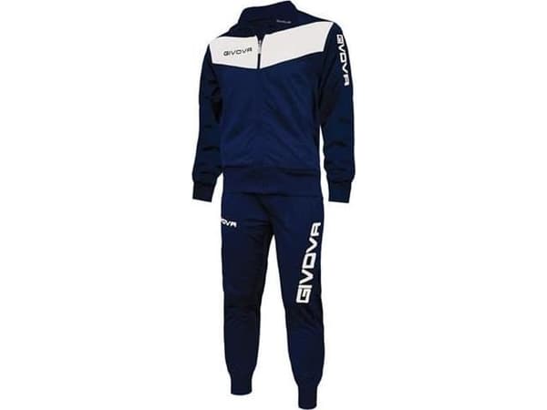 Dres Givova Tuta Visa Triacetat granat-hvit TR018 0403 (S)