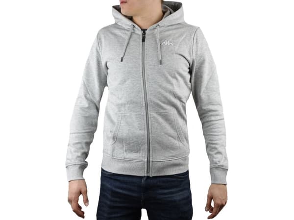 Kappa Veil Hooded Sweatshirt för män grå r. M (707117-18M)