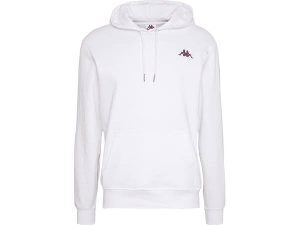 Kappa White Hoodie S för män (707390-11-0601)