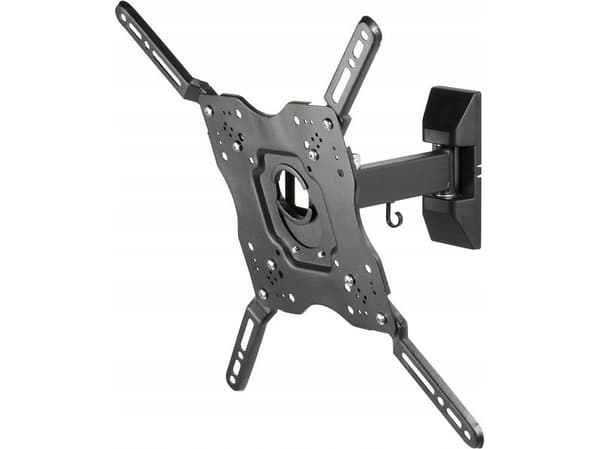 Vivanco BMO 6040, 139,7 cm (55"), 100 x 100 mm, 400 x 400 mm, -5 - 15°, -90 - 90°, Sort