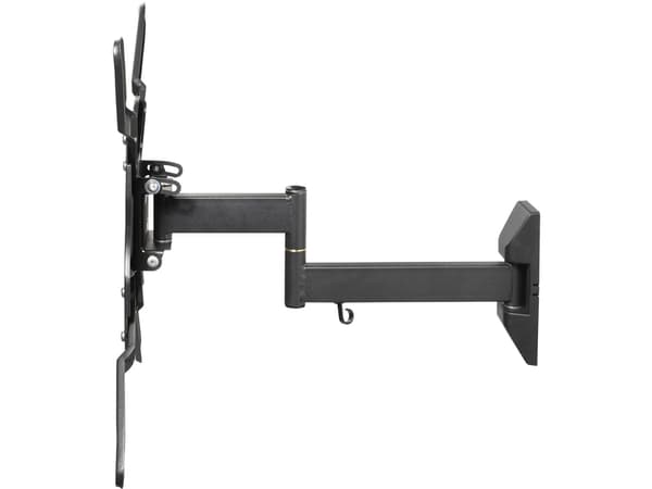 Vivanco 37980, 100 x 100 mm, 400 x 400 mm, 5 - -15°, -90 - 90°, Stål, Svart