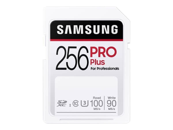 Samsung PRO Plus MB-SD256H - Flash-minneskort - 256 GB - UHS-I U3 / Class10 - SDXC UHS-I