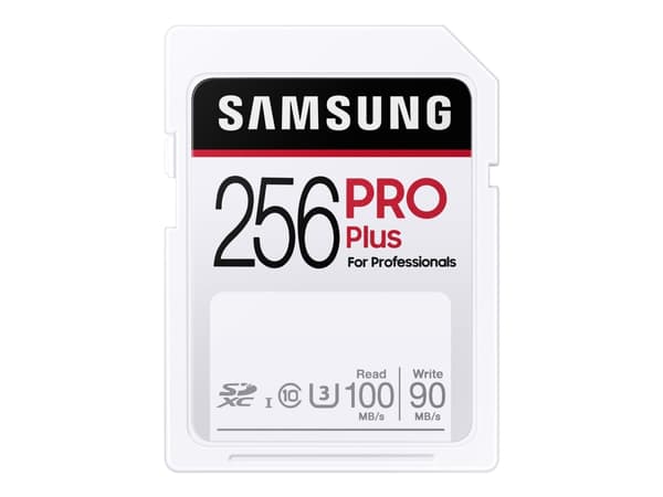 Samsung PRO Plus MB-SD256H - Flash-minneskort - 256 GB - UHS-I U3 / Class10 - SDXC UHS-I