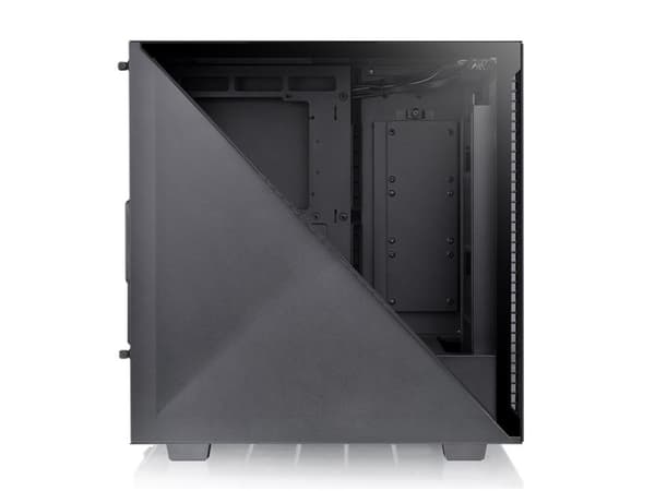 Thermaltake Divider 300 TG - Tempered Glass Edition - tower - ATX - genomskinlig sidopanel (härdat glas) - ingen strömförsörjning (PS/2) - svart - US