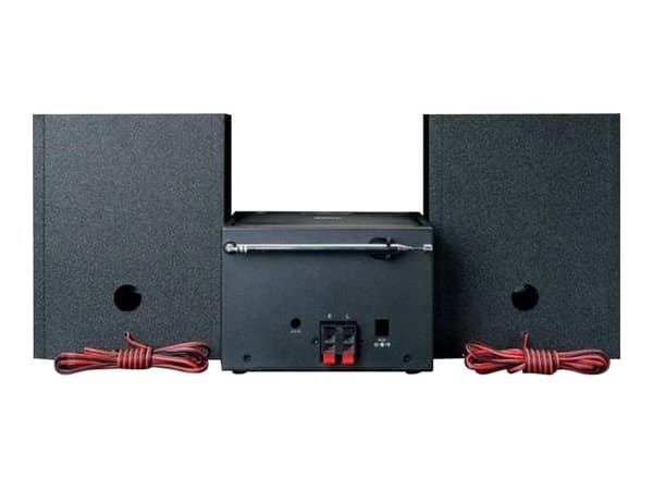 Lenco MC-250 - Mikrosystem - 2 x 12 Watt - sort