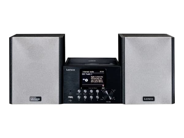 Lenco MC-250 - Mikrosystem - 2 x 12 Watt - sort