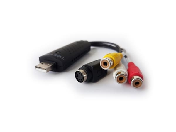 Techly I-USB-VIDEO-700TY, Sort, Windows 10, Windows 2000, Windows 7, Windows 8, Windows Vista, Windows XP, 720 x 576 piksler, 720 x 480,720 x 576 pik