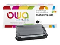 OWA - Svart - kompatibel - boks - gjenfabrikert - tonerpatron (alternativ for: Brother TN3520) - for Brother HL-L6400DW, HL-L6400DWT, MFC-L6900DW, MF