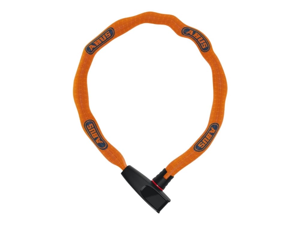 ABUS Catena 6806K/75 - Chain with integrated lock - nyckel - neonorange