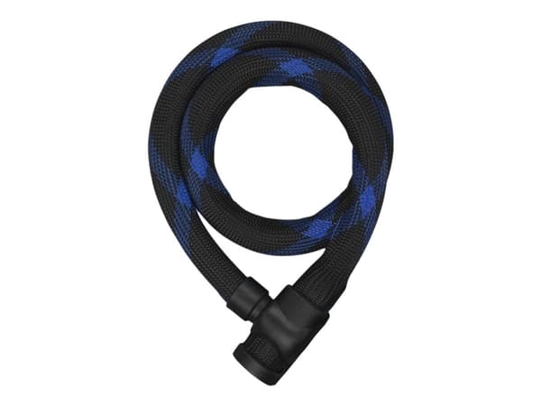 ABUS Steel-O-Flex, Vaijerilukko, Musta, Synteettinen, Terästä, Kuitu, Avain