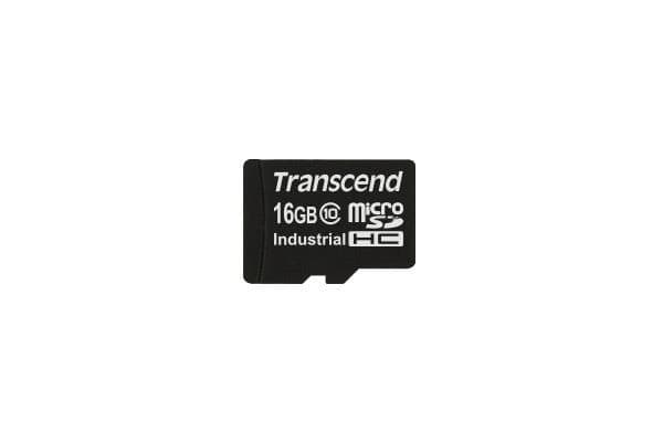 Transcend Industrial Temp SD100I - Flashminnekort - 16 GB - Class 10 - microSD
