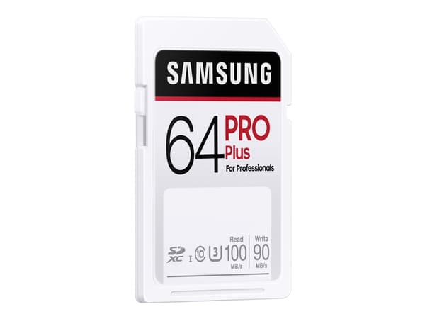 Samsung PRO Plus MB-SD64H - Flashminnekort - 64 GB - UHS-I U3 / Class10 - SDXC UHS-I