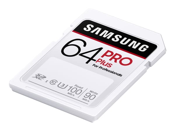 Samsung PRO Plus MB-SD64H - Flashminnekort - 64 GB - UHS-I U3 / Class10 - SDXC UHS-I