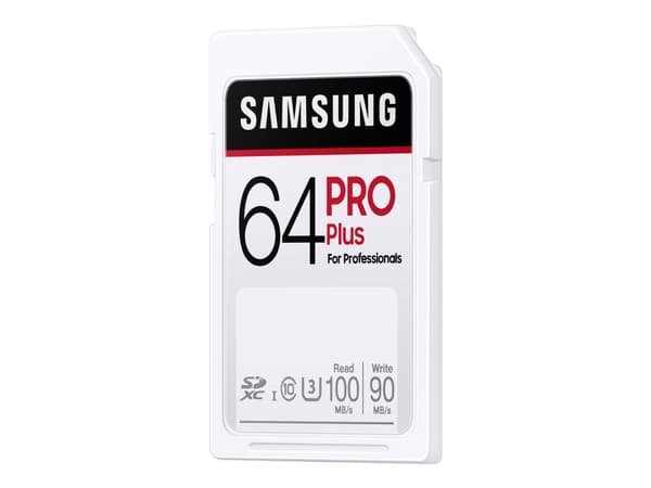 Samsung PRO Plus MB-SD64H - Flashminnekort - 64 GB - UHS-I U3 / Class10 - SDXC UHS-I