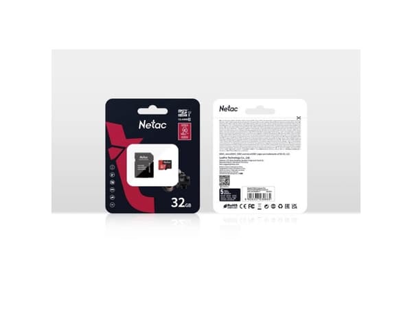 Netac P500 Extreme Pro, 32 GB, MicroSDXC, Klasse 10, UHS-I, 90 MB/s, Klasse 1 (U1)