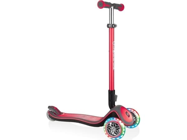 Hulajnoga Globber Elite Deluxe Lights Czerwona (444-402)