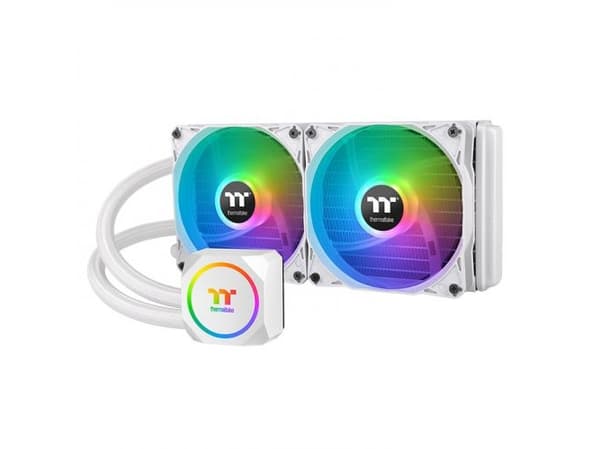 Thermaltake TH240 ARGB Sync - Snow Edition - væskekjølesystem for prosessor - (for: LGA1156, AM2, AM2+, LGA1366, AM3, LGA1155, AM3+, LGA2011, FM1, FM