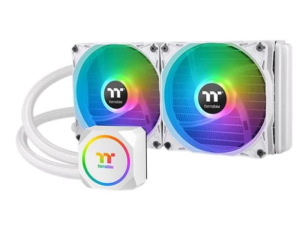 Thermaltake TH240 ARGB Sync - Snow Edition - kylsystem med vätska till processorn - (för: LGA1156, AM2, AM2+, LGA1366, AM3, LGA1155, AM3+, LGA2011, F