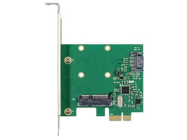 ProXtend PX-SR-10256, PlayStation Network, mSATA, SATA, Full høyde/lav profil, PCIe 2.0, Sølv, Grønn, PC