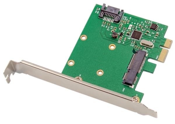 ProXtend PX-SR-10256, PlayStation Network, mSATA, SATA, Full høyde/lav profil, PCIe 2.0, Sølv, Grønn, PC