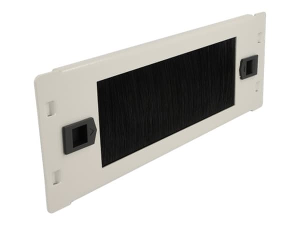 Delock - Kabelstyringslist - grå - 2U - 10"