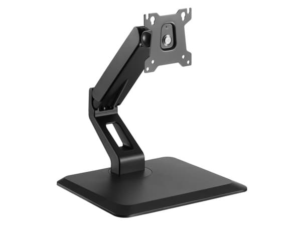 TECHly - Ställ - justerbar arm - för touch screen monitor - plast, aluminium, stål - mattsvart - skärmstorlek: 17"-32" - skrivbord