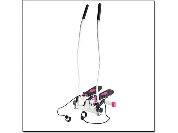 HMS Stepper pink and white with movable arms and cables S3085