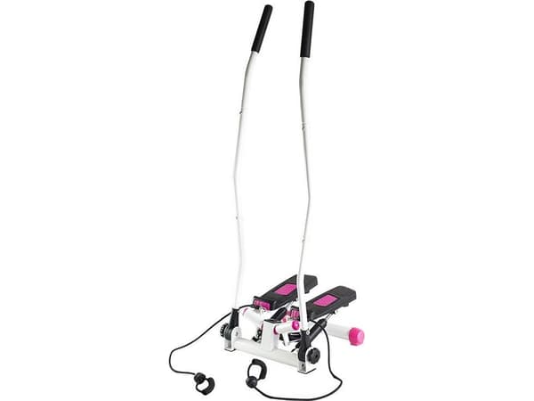 HMS Stepper pink and white with movable arms and cables S3085