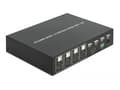 Miniatyrbilde 5 av 5: Delock 4 in 1 Multiview - KVM / lyd / USB-svitsj - 4 x KVM/lyd/USB - 1 lokalbruker - stasjonær