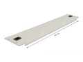 Miniatyrbild 3 av 3: Delock Network Cabinet Blind Cover - Blindpanel till rack - grå - 2U - 19"