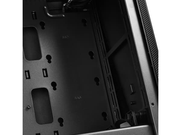 SilverStone Fara V1M Pro - Tower - micro ATX - genomskinlig sidopanel (härdat glas) - ingen strömförsörjning (ATX / PS/2) - USB/ljud