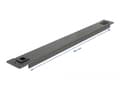 Miniatyrbild 3 av 3: Delock Network Cabinet Blind Cover - Blindpanel till rack - svart - 1U - 19"