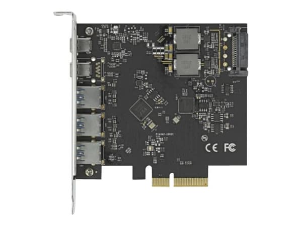 Delock - USB-adapter - PCIe 3.0 x4 - USB-C 3.2 Gen 2 x 2 + USB 3.2 Gen 2 x 3