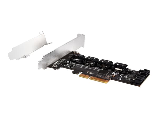 SilverStone ECS06 - Lagringskontroll - SATA 6Gb/s - lavprofil - PCIe 3.0 x2