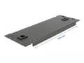 Miniatyrbild 3 av 3: Delock Network Cabinet Blind Cover - Blindpanel till rack - svart - 2U - 10"