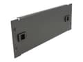 Miniatyrbild 1 av 3: Delock Network Cabinet Blind Cover - Blindpanel till rack - svart - 2U - 10"