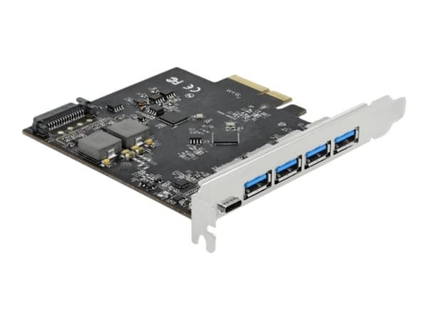 Delock - USB-adapter - PCIe 3.0 x4 - USB-C 3.2 Gen 2 x 1 + USB 3.2 Gen 2 x 4