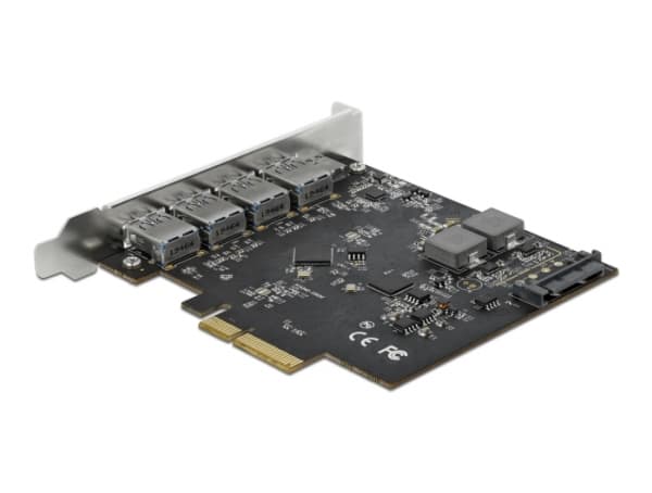 Delock - USB-adapter - PCIe 3.0 x4 - USB-C 3.2 Gen 2 x 1 + USB 3.2 Gen 2 x 4