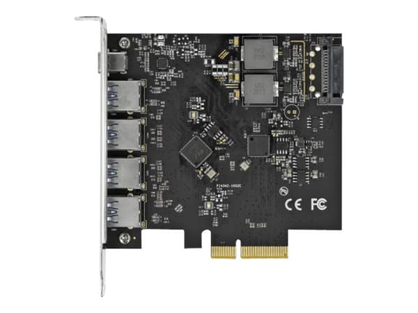 Delock - USB-adapter - PCIe 3.0 x4 - USB-C 3.2 Gen 2 x 1 + USB 3.2 Gen 2 x 4