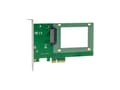 Pikkukuva 3 / 5: ProXtend PX-SA-10145, PCIe, U.2, SATA, täysi korkeus / täysi pituus, PCIe 3.0, hopea, vihreä, PC