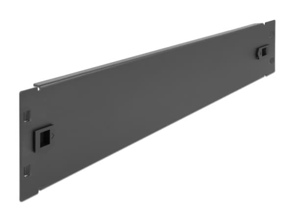 Delock Network Cabinet Blind Cover - Blindpanel till rack - svart - 2U - 19"