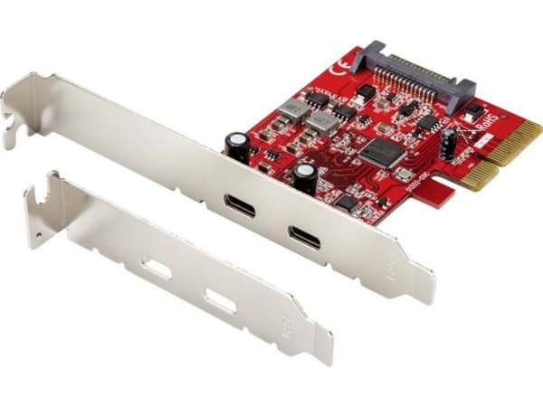 Renkforce RF-4599664 2 porte USB 3.1 Gen 2 Controllerkort USB-C® (USB 3.1 Gen 2) PCIe