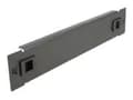 Miniatyrbild 3 av 3: Delock Network Cabinet Blind Cover - Blindpanel till rack - svart - 1U - 10"