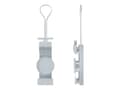 Miniatyrbilde 1 av 2: Qoltec Fixture for fiber cable - Kabelklemme - grå