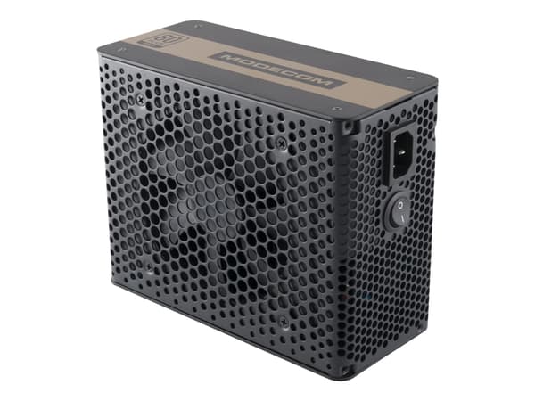 ModeCom Volcano 750 GOLD - Virtalähde (sisäinen) - ATX12V 2.31 - 80 PLUS Gold - AC 100-240 V - 750 Watt - aktiivinen PFC - musta
